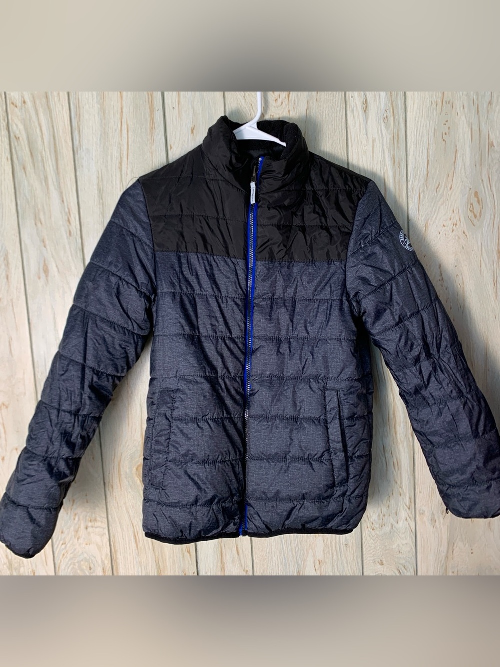 ZeroXposur Youth Boys Blue Puffer Jacket Warm Winter Activewear XL 14/16
